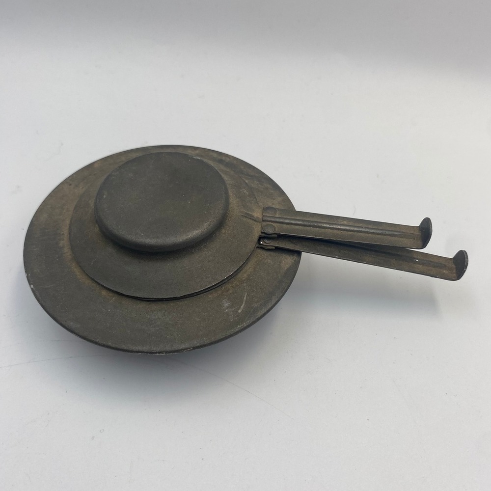 Antique Metal Spirit Lamp Portable‎ Stove Burner Vintage Camping Industrial 4in